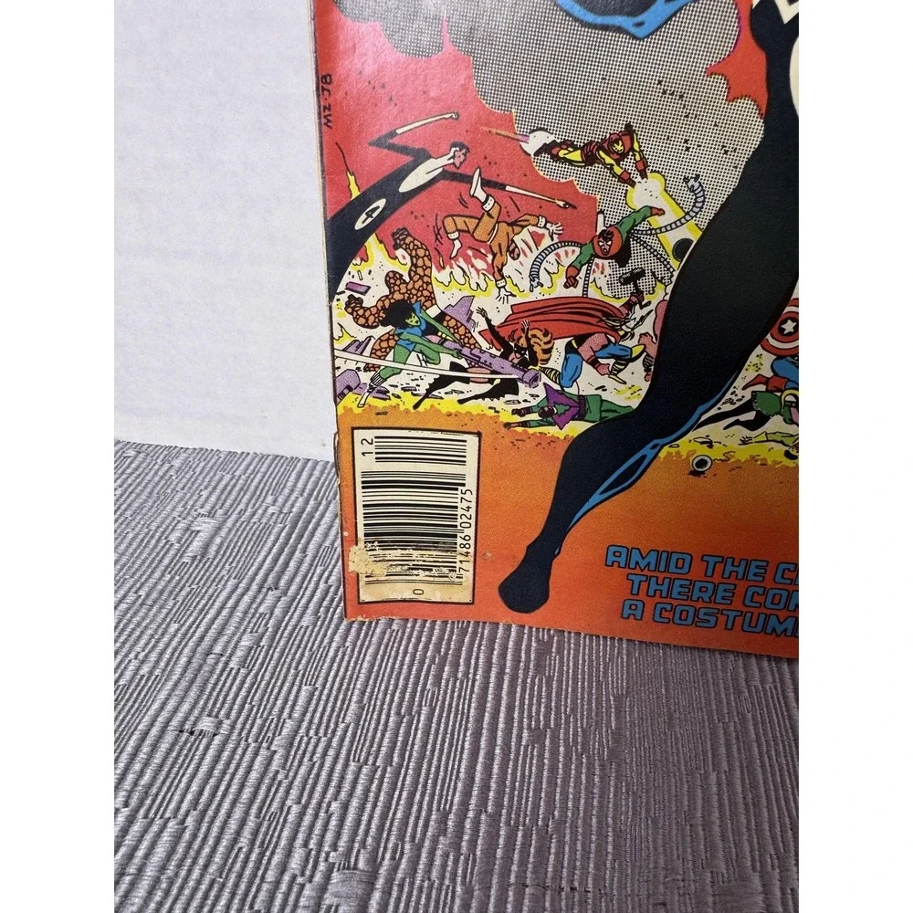 Vintage 1984 Marvel Secret Wars #8 Comic Book Black Suit Spider-Man Key Issue